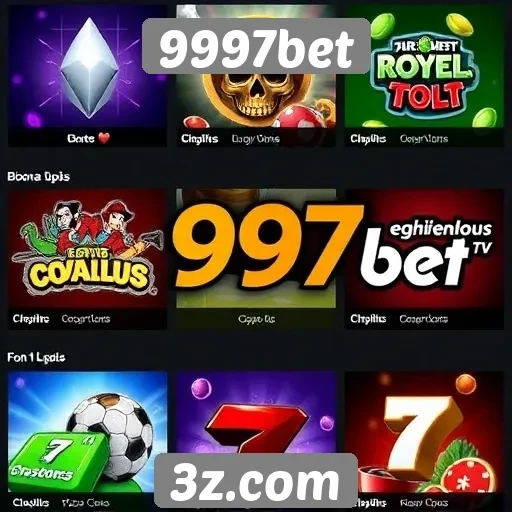 A diversidade de jogos disponíveis na 9997bet